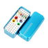 Annhua 60 Holes Dental Bur Blocks with Measurable Cover Autoclavable, Aluminum Burs Case Organizer Disinfection Holder Box for Dental Lab, Dentist...