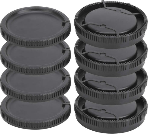 4Pcs Lens Rear Back Cover Body Front Cover Cap Set for Sony A Mount Lens Camera...