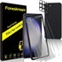 [3+3 Pack Compatible for Samsung Galaxy S23 FE Screen Protector 6.4 inch + Camera Lens Protector Fingerprint Recognition Tempered Glass Case Frien...