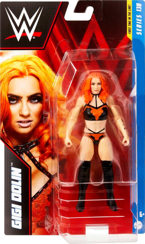 Mattel WWE Gigi Dolin Basic Action Figure, 10 Points of Articulation & Life-like Detail, 6-inch Collectible...