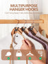 HOUSE DAY Space Saving Hanger Hooks 60 Pack, Black Clothes Hanger Connector Hooks, Heavy Duty Hanger Hooks Space Saver, Premium College Dorm Room ...