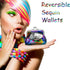 Frienda Sequin Coin Purses Reversible Sequin Mini Wallets Pouches Colorful Sequins Bags for Women Party Favor...