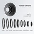Neewer 9 Pieces Lens Filter Rings Set, Made of Anodized Aluminum, Includes: 37-49mm, 49-52mm, 52-55mm, 55-58mm, 58-62mm, 62-67mm, 67-67mm, 8-2.8 3...