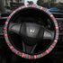 Universal Steering Wheel Covers, SUV Anti Slip Wheel Protector?Cute Car Steering Wheel Cover for Women and Girls (Stripe Leopard)...