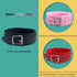 PU Leather Gothic Choker Collar with Long and Durable Detachable Leash Chain Adjustable Pet Collar Necklace, Red...