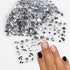 30 Sheets Flower Nail Art Stickers Black White Floral Butterfly Nail Decals 3D Self-Adhesive Daisy Nail Art Design Supplies for Women Girls Hibisc...