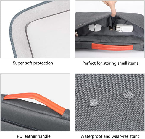 LANDICI 360°Protective 14 15 Inch Laptop Sleeve Case Compatible with MacBook Pro 14,MacBook Air 15,15 Surface Laptop,14"-15" HP Dell Asus Acer Lap...