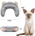 Pet Pillow for Dogs, Dog Calming Pillow, Cat Pillow, Soft Dog Neck Pillow, U-Shaped Pillow for Cat and Dog, Machine Washable Pet, Improve Pet Slee...