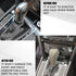 Gear Shift Knob Cover PU Leather Car Stick Shift Knob Cover, Manual/Automatic Automotive Gear Handle Shifter Knob Rod Dust Cover Waterproof and Br...
