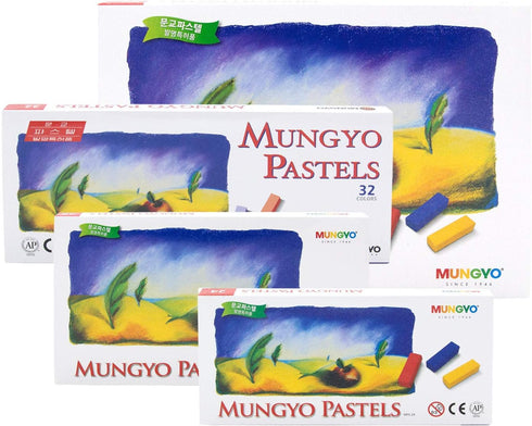 MUNGYO Non Toxic Square Chalk, Soft Pastel, 32 Colors...