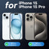 TAURI 2 Pack for iPhone 15/iPhone 15 Pro Screen Protector Tempered Glass, Sensor Protection, Dynamic Island Compatible, Case Friendly, 6.1"......