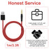 USB to 3.5mm Charging Cable Compatible with Beats by Dre, Studio, Solo Wireless Headphones, for MP3, iPod Shuffle, Speakers, Voice Recorder, 3.3ft...