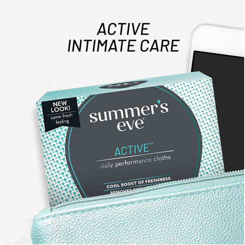 Summer’s Eve Active Daily Perfomance Feminine Wipes, pH balanced, 14 Count (Pack of 4)...