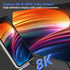 RIIEYOCA 8K 90 Degree USB C 4.0 Male to Female Adapter, 240W 40Gbps Transmission Speed 8K 60HZ, LED Lights Designed for Tablets, Laptops, Phones, ...