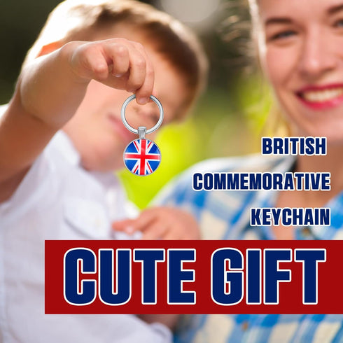 Henoyso 12 Pack London Souvenir Keychains UK Flag Keyrings for British Christmas Gifts Party Decorations, Multi Styles...