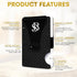 Carbon Fiber Wallet - Slim Wallet for Men with Cash & Credit Card Holder, RFID Blocking Technology, Minimalist Money Clip Holds Up to 12 Cards - G...