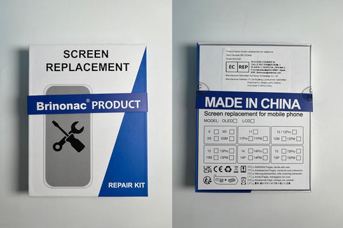 Brinonac for iPhone XR LCD Screen Replacement Kit,6.1 inch 3D Touch Screen Display Digitizer Frame Assembly Set with Repair Tools,Adhesive and Tem...