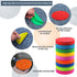 100 Pcs Carpet Spots Markers Carpet Circles Carpet Dots Markers for Kids Preshool Classroom Social Distancing, Carpet Floor Dots Carpet Markers fo...