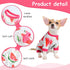Dog Pajamas for Small Dogs Girl Boy Puppy Pjs Summer Pet Onesies for Chihuahua Yorkie Teacup Cute Soft Material Stretch Able Cat Clothes Outfit Ap...