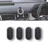 ASUBHA 4PCS Car Mini Hooks, Car Storage Hooks, Multifunctional Auto Adhesive Backseat Hangers, Car Sticker Hooks on Dashboard, Vehicle Interior Ac...