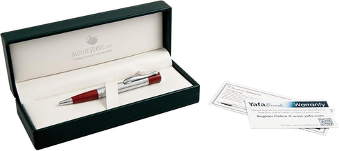 MONTEVERDE USA Mini Jewelria Ballpoint Pen (Burgundy Barley)...