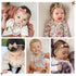 10 PCS Baby Girl Headbands and Bows Soft Elastic Nylon Hairbands Handmade Newborn Head Bands Hair Accessories for Babies Infant Toddler...