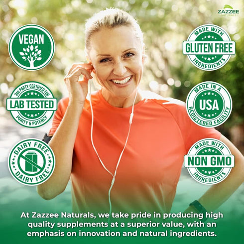 Zazzee Extra Strength 8-in-1 Immune Support, 1400 mg per Capsule, 180 Vegan Capsules, 1000 mg Vitamin C, 1000 IU mg D3, Zinc, Elderberry, Echinace...