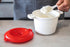 KitchenCraft Rice Cooker - Microwave Steamer, BPA Free Plastic, 1.5 Litre, White/Red...