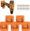 Tool Holder Mount for Ridgid AEG 18V Drill Tool Hanger Power Tool Storage -5 Pack...