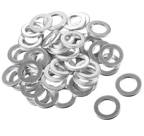 20 Pcs 94109-14000 Aluminum Engine Oil Drain Plug Washer Gaskets Compatible with Honda Part...