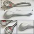 Asian Soup Spoon Ceramic Soup Spoon Long Handle, Japanese Soup Spoon for Pho, Wonton, Noodles, Dumplings, Chinese Ceramic Spoons Ramen Spoon, Set ...