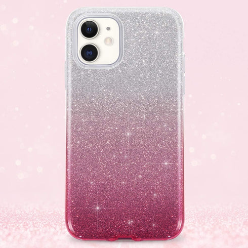 MILPROX Case Compatible for iPhone 11, Bling Sparkly Glitter Luxury Shiny Sparker Shell, Protective 3 Layer Hybrid Anti-Slick Slim Soft Cover for ...