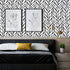 Wudnaye Black and White Peel and Stick Wallpaper Leaf Contact Paper 17.7 inch × 118.1 inch Black and White Contact Paper Peel and Stick Wallpaper ...