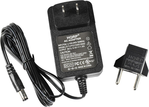 HQRP AC Adapter/Power Supply Compatible with Brother P-Touch AD-60 AD60 PT-1600 PT-1650 PT-1800 PT-1810 PT-1900 PT-1910 PT-2700 PT-2710 Labeling S...