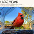 Window Bird Feeder for Outside with Strong Suction Cups, Fits for Cardinals, Finches, Chickadees etc....