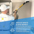 Baseboard Cleaning Brush | Attach to Broom Mop or Extension Pole | Absorbent Microfiber | for Paint Cleanup, Washing Walls, Baseboards, Ceiling, F...