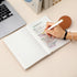 CAGIE Lined Journals for Writing Leather Journal for Women with Buckle Closure 192 Pages 100 GSM, 5.9"x8.5", Brown...