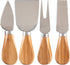 Totally Bamboo 4-Piece Cheese Tool Set, Charcuterie Board Accessories...