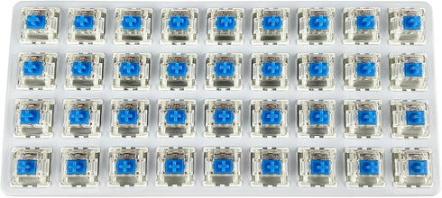 Gateron G Blue Pro 3.0 Switches,5 Pin Pre Lubed RGB SMD Clicky Switches for MX Gaming Mechanical Keyboard (G Pro 3.0,Blue,72PCS)...