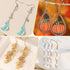 3480Pcs Earring Making Supplies Kit with Earring Hooks, Earring Pins, Jump Rings, Earring Backs, Posts and Earring Making Findings for Jewelry Mak...