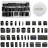 40 Pieces Leather Hole Punch Tool, Multiple Shapes Leather Hole Punch Set for Belts, Leather Cutting Dies Kit with Storage Case & Mat, Hollow Punc...