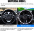 Soft Steering Wheel Cover, 15 Inch Elastic Steering Wheel Protector for Women Girl, Anti-Slip Steering Wheel Vehicle Interior Accessories for Cars...