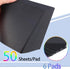 TINNIVI 6 Pads Black Sticky Notes, Large Sticky Notes 4 x 6 Inch, Post It Notes with 2 Metallic Pens, Black Self-Stick Note Pads for Teacher Stude...