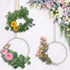 Rannco Wreath Rings, 14 Pack 7 Sizes (4 5 6 7 8 9 10 lnch) Wooden Bamboo Floral Hoop Wreath Macrame Craft Hoop Rings for DlY Dream Catcher, Weddin...