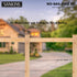 SANKINS Anti-Sag Gate Kits for Wooden Fence, Black Anti-Sagging Gate Support Cable Kit Hardware, Gate Sag Frame Kit Hardware for Wooden Fence, Woo...
