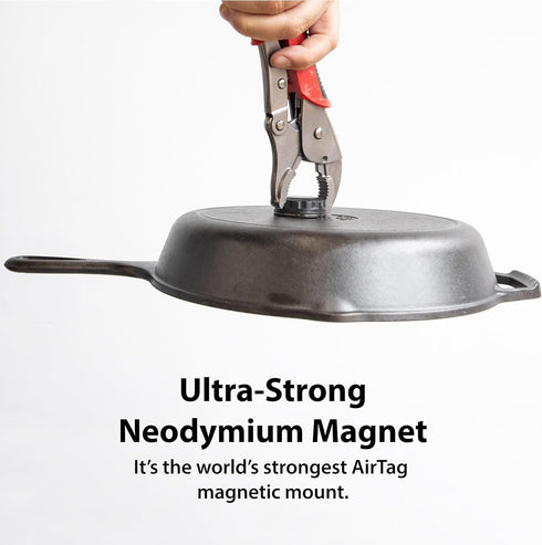 Elevation Lab TagVault™ AirTag Magnetic Case - The First Waterproof AirTag Magnet Holder | Ultra-Strong Oversized Neodymium Magnet, Discreet, Easy...