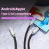 120W Multi-Charger Data Cable, Fast Charging + Data Synchronization, Long Lasting and Durable Without Breaking, Compatible with Most Mobile Phones...