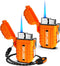 Torch Lighter, 2 Pack Butane Lighter, Windproof Outdoor Gas Lighter Adjustable Jet Flame Lighters, Fireplace Fireworks Grill Camping BBQ Lighter, ...