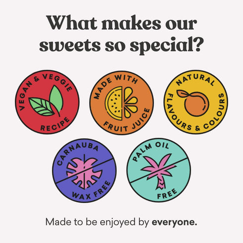 Candy Kittens Sour Watermelon Plant-Based Candy - Palm Oil Free, No Artificial Colors or Sweeteners, Natural Fruit Flavour Candy - Gummy Chewy Gou...