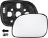 X AUTOHAUX Car Rearview Left Driver Side Heated Mirror Glass Replacement W/Backing for Dodge Caravan for Chrysler Town Country for Chrysler Grand ...